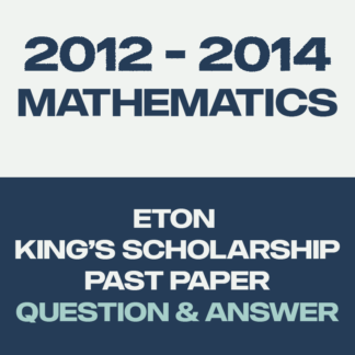 2012 - 2014 for Maths